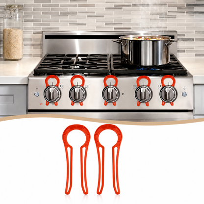 Melivia Gas Stove Knob Locks (2-Pack)