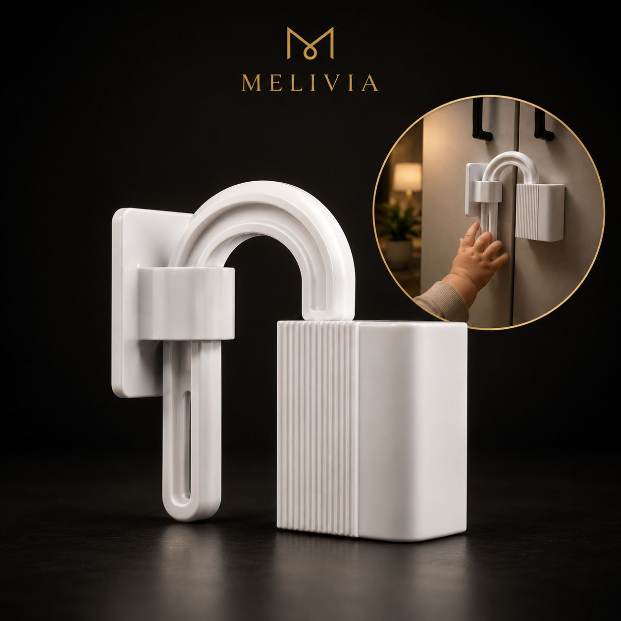 MELIVIA SafeHook™ — Safety Hooks, Pack of 2