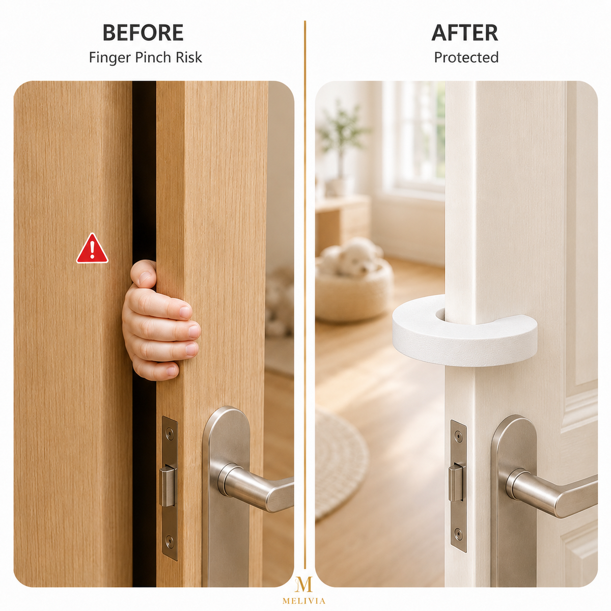 MELIVIA™ — Door Pinch Guards, Pack of 6