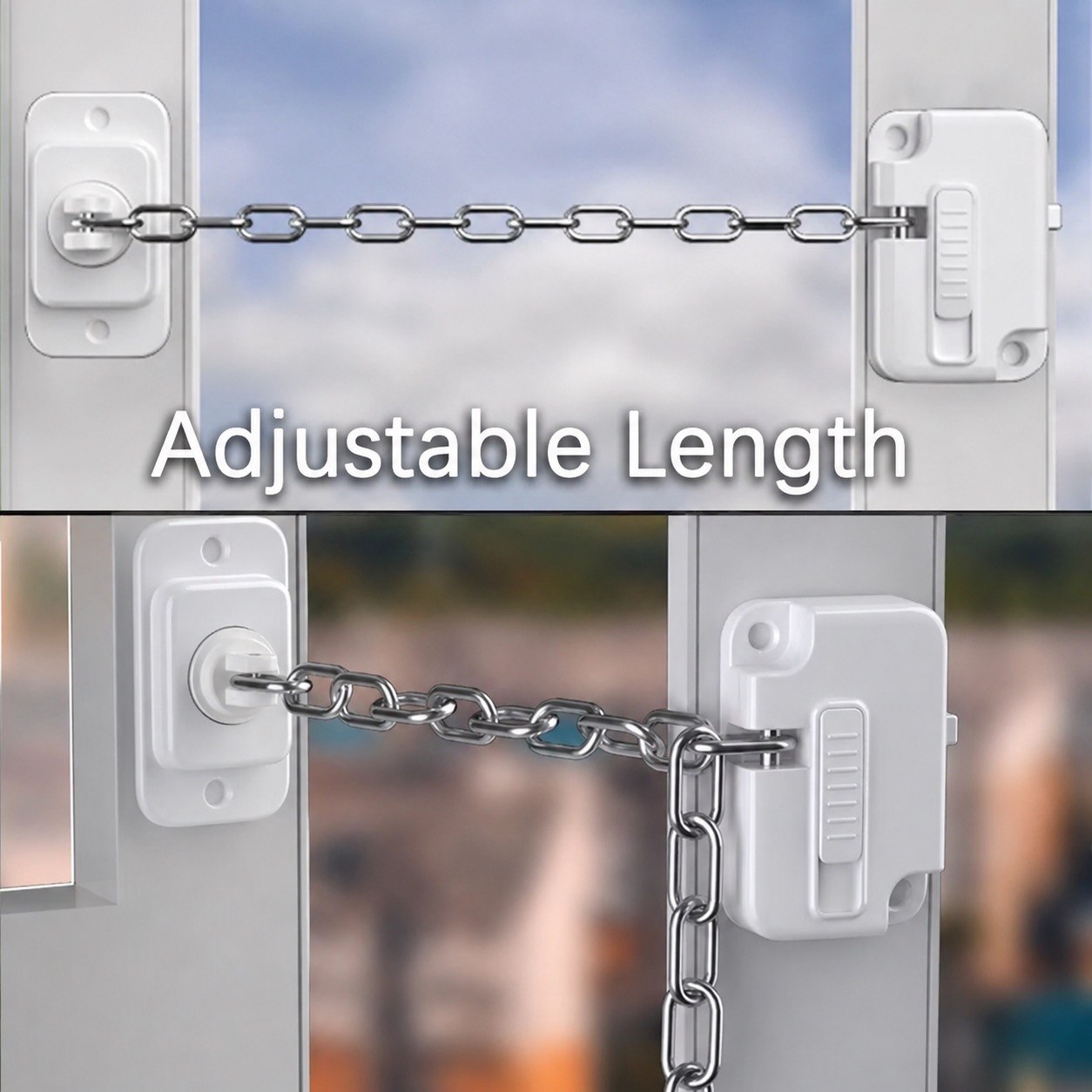 MELIVIA™  Adjustable Window Safety Restrictor – 4 Pack