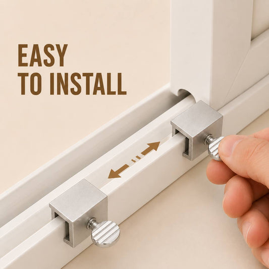 MELIVIA™ Adjustable Sliding Window Locks 4-Pack 8-Pack 12-Pack